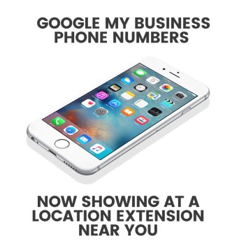 Google My Business location extensions